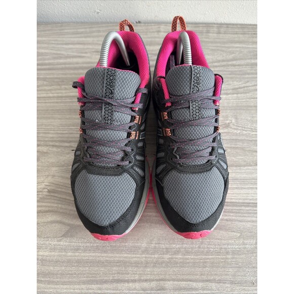 ASICS Gray And Pink Women’s Gel Venture Running Trail Shoes Size 9.5 Wide - Picture 4 of 11